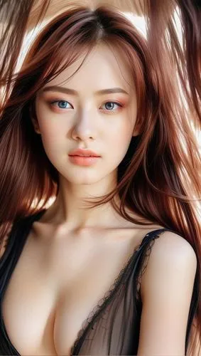 asian woman,asian semi-longhair,asian girl,artificial hair integrations,japanese ginger,female beauty,female model,attractive woman,beautiful young woman,asian vision,vietnamese woman,redhead doll,young woman,oriental longhair,beautiful women,pretty young woman,japanese woman,fantasy woman,image manipulation,femininity