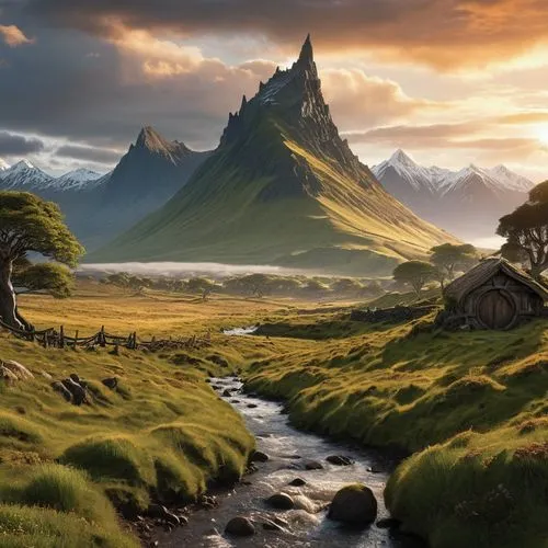 eastern iceland,fantasy landscape,isle of skye,scottish highlands,iceland,kirkjufell,highlands,scotland,nordland,kirkjufell river,an island far away landscape,landscape background,northrend,fantasy picture,full hd wallpaper,northern norway,mountain landscape,beautiful landscape,new zealand,hobbiton,Photography,General,Realistic