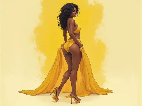 oshun,tiana,coffy,yellow skin,baoshun,amerie