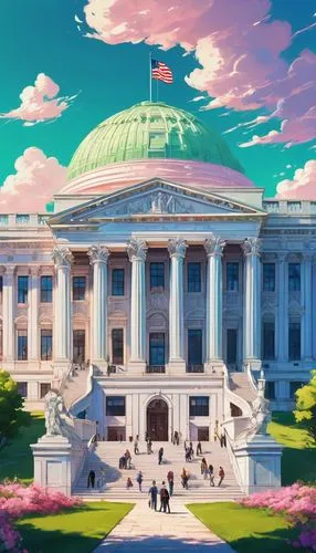 capitol,the white house,white house,statehouses,capitol buildings,capitol building,sakura background,palladianism,art background,state capital,gubernatorial,nusa,capitolio,statehouse,republikaner,background image,us capitol,republicain,capitol square,republics,Conceptual Art,Daily,Daily 21