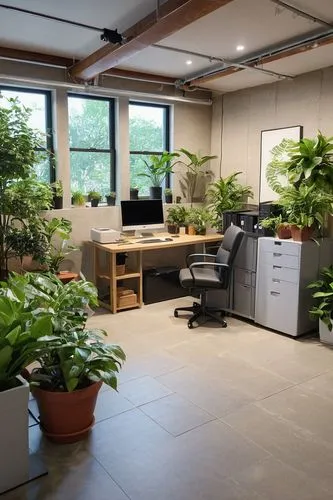 forest workplace,working space,modern office,creative office,herbarium,office,work space,offices,workplace,furnished office,office space,assay office,exotic plants,bamboo plants,serviced office,ficus,work place,house plants,place of work,computer room,Photography,General,Realistic