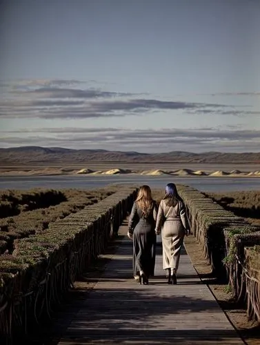 hutterites,autochrome,avonlea,inupiaq,titicaca,inupiat,little girls walking,falklands,tuktoyaktuk,inuvialuit,the selketal railway,hutterite,lobintsev,woman walking,schefferville,promenading,dogville,boardwalk,falkland islands,greenaway