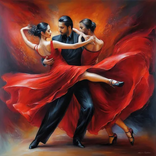 latin dance,argentinian tango,salsa dance,dancers,dancing couple,dancesport,flamenco,ballroom dance,tango argentino,valse music,tango,love dance,dance,dancing flames,waltz,dance with canvases,fire dance,oil painting on canvas,dancer,art painting,Conceptual Art,Daily,Daily 32