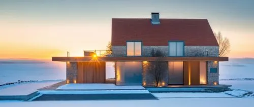 winter house,icelandic houses,snow house,Belgian House,Sunset,vacation house,Photography,General,Realistic