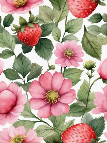 floral digital background,strawberry flower,strawberry plant,floral background,japanese floral background,pink floral background,flowers png,flower background,virginia strawberry,alpine strawberry,strawberries,paper flower background,watermelon background,watermelon wallpaper,watermelon pattern,roses pattern,flower illustration,strawberry,japanese anemone,flowers pattern,Photography,Artistic Photography,Artistic Photography 13