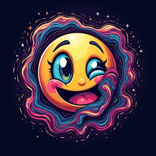 emoji,supernova,emojicon,nebular,cosmic eye,ecstatic