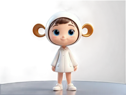 princess leia,cute cartoon character,agnes,audrey hepburn,3d model,cute cartoon image,cartoon doctor,cinnamon girl,character animation,animated cartoon,disney character,clay animation,monchhichi,nurse uniform,female nurse,cinema 4d,elf,et,clove,audrey,Unique,3D,3D Character