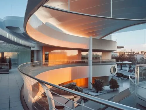 yacht exterior,futuristic architecture,futuristic art museum,skywalks,blavatnik,seidler,Photography,General,Realistic