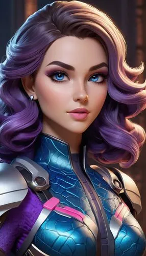 lilandra,maeve,madelyne,jaina,sombra,amora,Unique,3D,3D Character