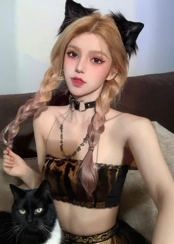 bjd,doll cat,doll paola reina,camming,meow,suara