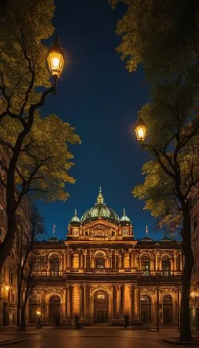 ust,thomasian,semperoper,berlin cathedral,rome at night,rome night,rudolfinum,palermo,loreto,mirogoj,guadalajara,the lviv opera house,zocalo,naboo,macao,intramuros,europe palace,kunsthistorisches museum,the park at night,baroque building,Art,Classical Oil Painting,Classical Oil Painting 06