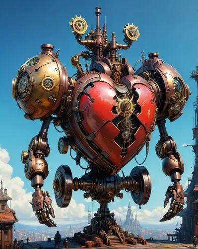 steampunk,heartport,steamboy,knack,mechanize,heart medallion on railway,the heart of,flying heart,bioshock,glowing red heart on railway,aeronauts,mechanized,mechanoid,babbage,motograter,lovehammers,red heart on railway,automaton,heartlands,potemkin,Conceptual Art,Sci-Fi,Sci-Fi 01