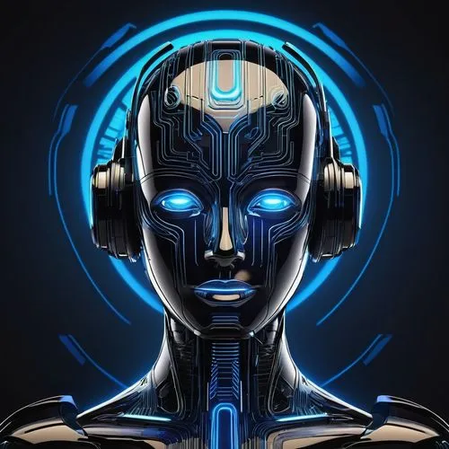 robot icon,cybernetics,electro,cyborg,robotic,bluetooth icon,biomechanical,cyber,music player,humanoid,electronic music,bot icon,headset profile,headset,headphone,audio player,neon human resources,dj,echo,wireless headset,Illustration,Realistic Fantasy,Realistic Fantasy 35