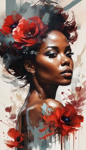 world digital painting,digital painting,digital art,art painting,african woman,boho art,african american woman,digital artwork,painting technique,black woman,oil painting on canvas,meticulous painting,flower painting,digital illustration,hand digital painting,afro-american,rosa ' amber cover,afroamerican,painting,fantasy portrait,Photography,Artistic Photography,Artistic Photography 07