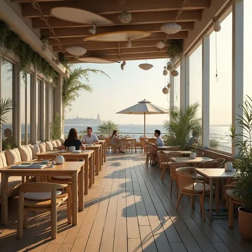 beach restaurant,beach bar,bodrum,oceanfront,sundeck,enoshima,beachfront,mamaia,lefay,zushi,outdoor dining,beach resort,atlantic grill,nha trang,naoshima,coffee bay,hua hin,the hotel beach,seaside resort,patios,Photography,General,Realistic