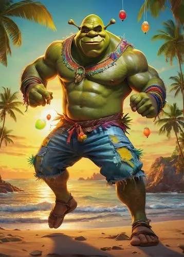 avenger hulk hero,luau,minion hulk,ogre,king coconut,the green coconut,avacado,hulk,panamanian balboa,guacamole,aaa,patrol,kong,kuta,greek,wall,el golfo,beach background,hula,skogar,Conceptual Art,Graffiti Art,Graffiti Art 02
