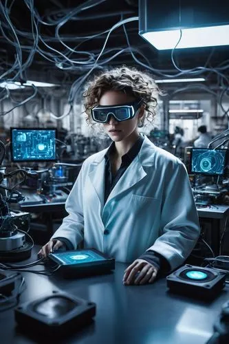 women in technology,cyber glasses,biologist,scientist,laboratory information,microbiologist,lab,medical technology,researcher,science education,laboratory,elektroniki,forensic science,sci fi surgery room,optoelectronics,cyberpunk,pathologist,electronic medical record,researchers,prospects for the future,Illustration,Black and White,Black and White 26