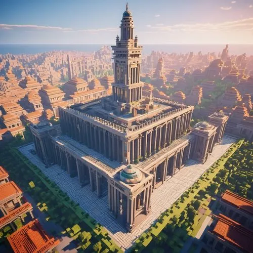 Skyscraper, Gothic cathedral, ancient Greek temple, modern museum, futuristic space station, Baroque palace, Islamic mosque, Art Deco hotel, medieval castle, Japanese pagoda, Roman amphitheater, Chine