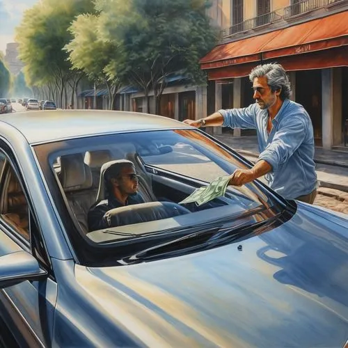 cleaning car,donsky,car service,vettriano,photorealist,car cleaning,photorealism,struzan,detailer,italian painter,car mechanic,car repair,man talking on the phone,car vacuum cleaner,car care,painting technique,woman in the car,auto detail,pintor,girl washes the car,Art,Classical Oil Painting,Classical Oil Painting 34