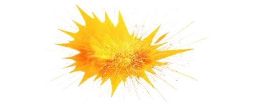 Explosive blast, vibrant orange-yellow flames, smoke tendrils, shattered glass fragments, debris scattered around, intense light source, dynamic movement, 3D rendering, cinematic composition, high con