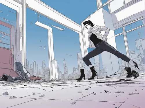 backgrounds,yukio,destroyed city,on the ground,shattered,coloring,sidonia,kick,shaft,falling,rubble,fighting stance,pedestrian,city trans,demolition,cells,fallen down,a pedestrian,sits on away,skipping,Illustration,Vector,Vector 02