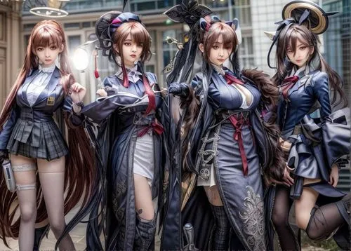 celicas,mios,muharem,xenosaga,koei,valkyria,xiv,anime japanese clothing,maidservants,bnk,zetas,angels of the apocalypse,doll's festival,cyberangels,quintet,bdo,xestia,idols,quartet,cerberus