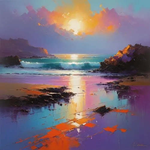 I am enough,coast sunset,coastal landscape,sea landscape,beach landscape,seascape,sunrise beach,nestruev,purple landscape,sunrise,sunset beach,sunset glow,world digital painting,sunset,ocean,lanai,lan