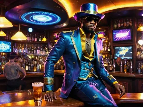 verdine,theophilus,jotaro,bootsy,bartender,jamiroquai,Conceptual Art,Sci-Fi,Sci-Fi 05