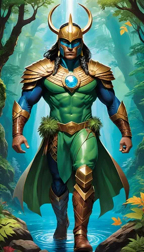 Superhero, reimagined from the legacy of Hiawatha, the revered Native American figure celebrated for his profound wisdom and intimate bond with the natural world. His suit, a marvel of ecological symb