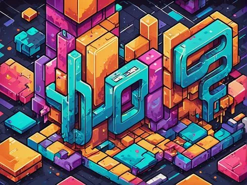 isometric,synthetic,colorful city,mobile video game vector background,city blocks,voxel,synth,skyscraper,ggyc,zigzag background,cubic,voxels,acci,cubes,skyscraping,colorful foil background,cinema 4d,vector illustration,blocks,pixelgrafic,Conceptual Art,Graffiti Art,Graffiti Art 07