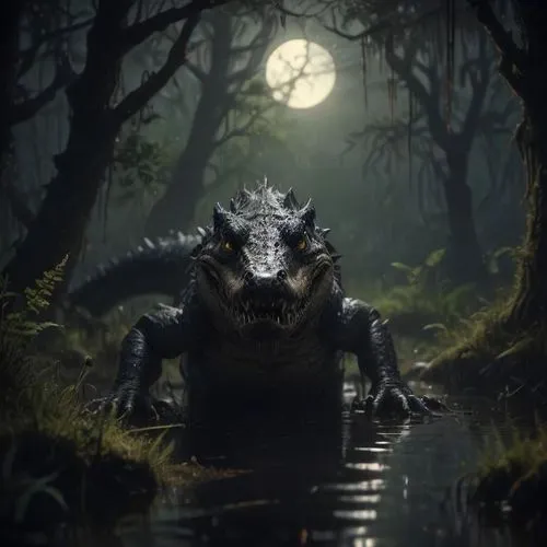 alligator,crocodile,muggar crocodile,black dragon,forest dragon,swamp,gator,philippines crocodile,marsh crocodile,caiman,kovco,caimans,bunyip,freshwater crocodile,alligators,salt water crocodile,fantasy picture,crocodilian,swamps,bayou