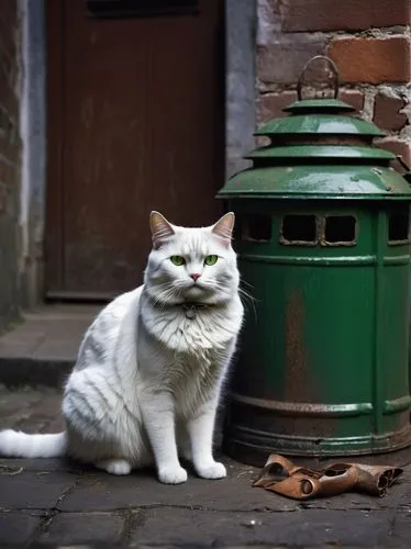 street cat,cat european,alley cat,vintage cat,stray cat,domestic cat,feral cat,white cat,alleycat,cat greece,fireplug,cat image,lucky cat,cat resting,peveril,cat sparrow,dustbin,housecat,newspaper box,fat cat,Art,Classical Oil Painting,Classical Oil Painting 13