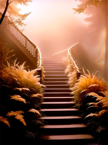 stairs to heaven,the mystical path,stairway to heaven,pathway,wooden path,stairways,winding steps,forest path,walkway,the path,steps,stairway,autumn fog,autumn scenery,paths,stairs,light of autumn,path,hiking path,heaven gate,Illustration,Black and White,Black and White 22