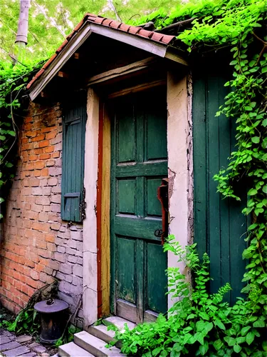 garden door,old door,outbuilding,garden shed,wooden door,old house,greenhut,garderobe,skansen,shed,outhouses,main door,doorway,the water shed,front door,privies,dacha,cabane,outhouse,wooden hut,Illustration,Realistic Fantasy,Realistic Fantasy 07