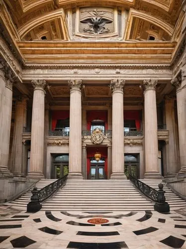 saint george's hall,ryswick,teylers,entrance hall,hall of nations,bundesrat,palais de chaillot,treasury,nationalgalerie,gpo,rcsi,nypl,rotunda,foyer,atriums,concertgebouw,konzerthaus berlin,boston public library,ashmolean,cochere,Illustration,Retro,Retro 07