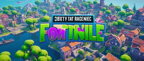 Design a captivating Fortnite thumbnail featuring the popular tilted towers location.,fortnite,de ville,bottlebush,tilted,kobe,cube background,tomtit,real estate,subscribe,april fools day background,s