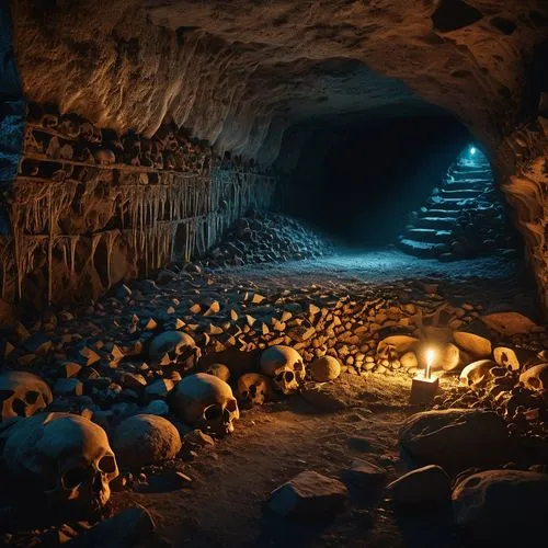 catacombs,catacomb,cavern,3d render,caverns,the blue caves,Photography,General,Fantasy