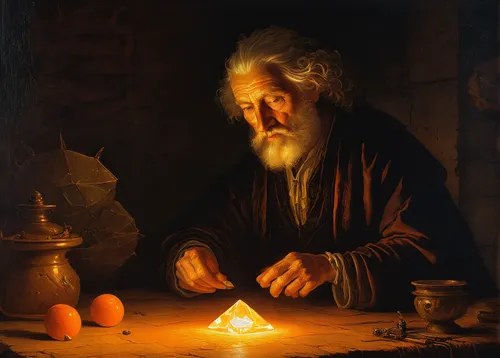 candlemaker,oil lamp,the abbot of olib,blacksmith,painting easter egg,benediction of god the father,candlemas,tinsmith,abraham,watchmaker,saint peter,pythagoras,middle eastern monk,salt lamp,saint mark,saganaki,dwarf cookin,fire artist,alchemy,the first sunday of advent,Art,Classical Oil Painting,Classical Oil Painting 06