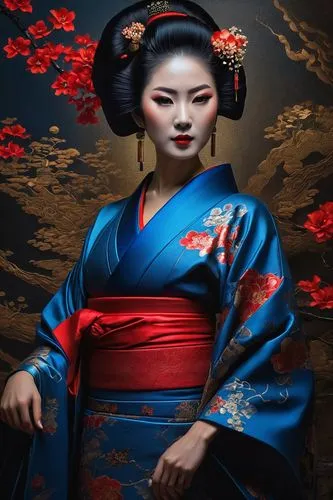 geisha girl,geisha,japanese art,japanese woman,oriental princess,oriental painting,oriental girl,kimono fabric,oriental,japanese culture,taiwanese opera,japanese floral background,mukimono,mulan,hanbok,chinese art,asian woman,floral japanese,japanese doll,kimono,Photography,General,Fantasy