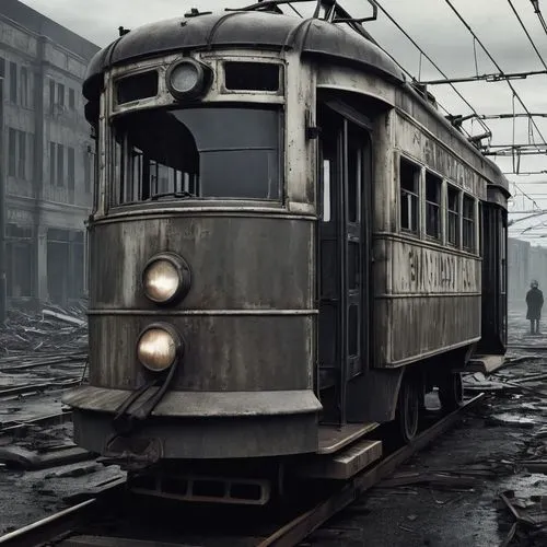 streetcar,the lisbon tram,baggage car,street car,passenger car,old train,passenger cars,disused trains,brocken railway,trolley train,german reichsbahn,type o319,tramway,13 august 1961,tram,last train,the train,railroad car,stalingrad,reichsbahn,Conceptual Art,Fantasy,Fantasy 33