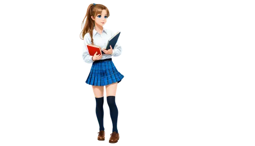 derivable,mmd,tartan skirt,minako,school skirt,ritsuko,tartan background,puella,zettai,anime 3d,blurred background,kantai collection sailor,3d rendered,dressup,3d background,transparent background,kasumi,blur office background,virtua,3d render,Unique,Design,Sticker