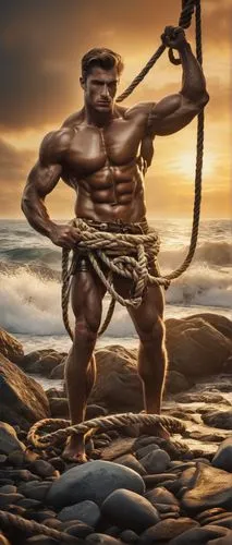 barbarian,primitive man,neanderthal,cave man,paleolithic,ape,aborigine,neanderthals,man at the sea,primitive person,iron rope,human evolution,sea god,prehistory,tarzan,hanuman,aborigines,caveman,sea man,war monkey,Photography,Black and white photography,Black and White Photography 13