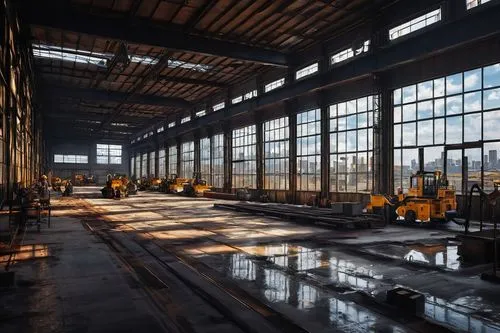 empty factory,abandoned factory,industrial landscape,industrial hall,railyards,factory hall,steel mill,usine,industrielle,industrial plant,industrielles,warehouses,industrial ruin,factories,industrie,old factory,heavy water factory,brickworks,warehouse,manufactory,Conceptual Art,Fantasy,Fantasy 12