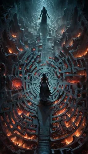 labyrinths,labyrinthian,prospal,conjurer,labyrinth,sewer,hall of the fallen,mirror of souls,wishing well,maze,vortex,obscura,sewers,samuil,tunheim,descent,cauldrons,cauldron,tartarus,necromancer,Conceptual Art,Fantasy,Fantasy 34