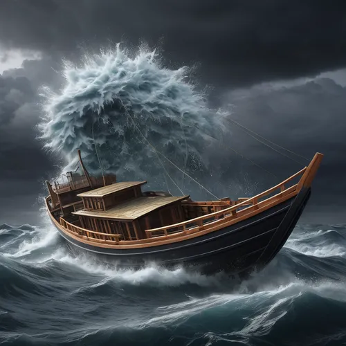 maelstrom,sea storm,noah's ark,the storm of the invasion,trireme,god of the sea,poseidon,jon boat,longship,viking ship,phoenix boat,shipwreck,hurricane harvey,rotten boat,the wind from the sea,rowboat,caravel,life raft,row row row your boat,lifeboat,Photography,Artistic Photography,Artistic Photography 11