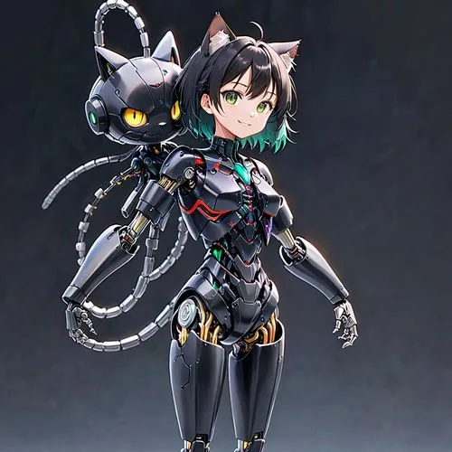 domestic short-haired cat,kotobukiya,cat vector,cat child,fran,pet black,rex cat,game figure,3d figure,cynosbatos,canis panther,catlike,mazda ryuga,cat and mouse,black cat,eris,armored animal,kinara,destroyer,wiz,Anime,Anime,Realistic