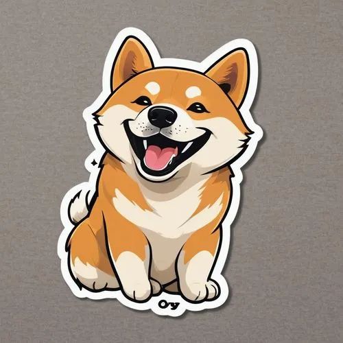 akita inu,shiba inu,shiba,corgi,animal stickers,akita,welschcorgi,adorable fox,cute fox,sticker,dogecoin,clipart sticker,welsh corgi,stickers,corgis,corgi face,a fox,fox,pembroke welsh corgi,firefox,Unique,Design,Sticker