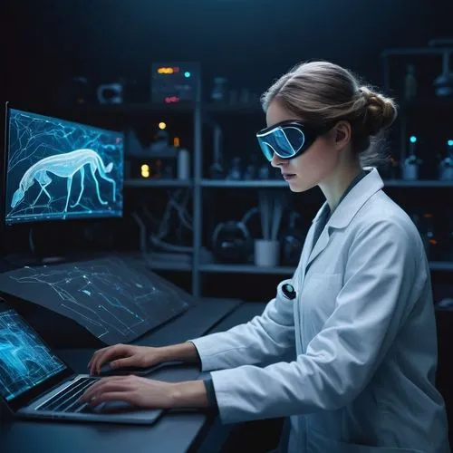 veterinarians,veterinarian,veterinary,medical technology,investigadores,technologist,cyber glasses,biologist,examined,biotechnological,electrophysiologist,neurobiologist,biotechnologies,microscopist,forensic,electronic medical record,neuroanatomist,neurotechnology,radiopharmaceutical,biomatrix,Illustration,Abstract Fantasy,Abstract Fantasy 15