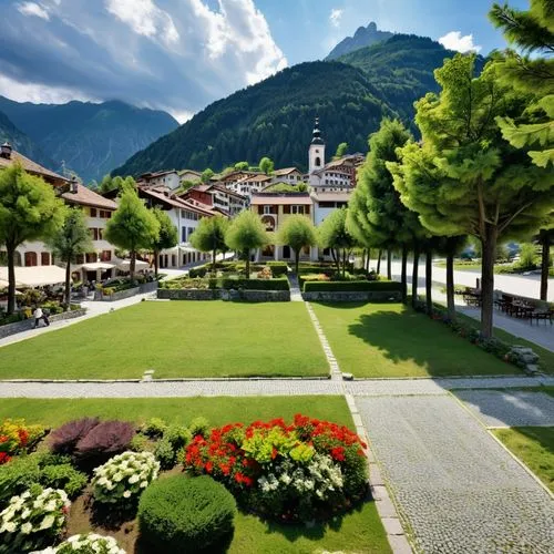 La magnífica estructura de estilo plurifamiliar se ha transformado en una plaza urbana ubicada en el encantador barrio de Carasso, en Bellinzona, Ticino. Este barrio, caracterizado por sus edificios t