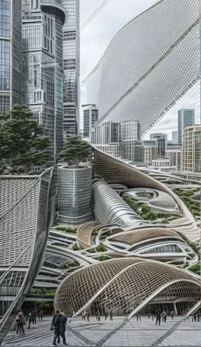 futuristic architecture,calatrava,futuristic art museum,santiago calatrava,tianjin,chongqing,zhengzhou,soumaya museum,shanghai,chinese architecture,hudson yards,hongdan center,tiger and turtle,nanjing